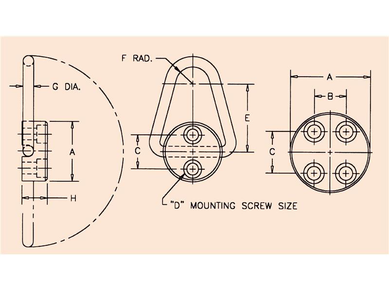 Pivoting Lifting Ring Pivoting Lifting Ring Hoist Rings & Eyebolts